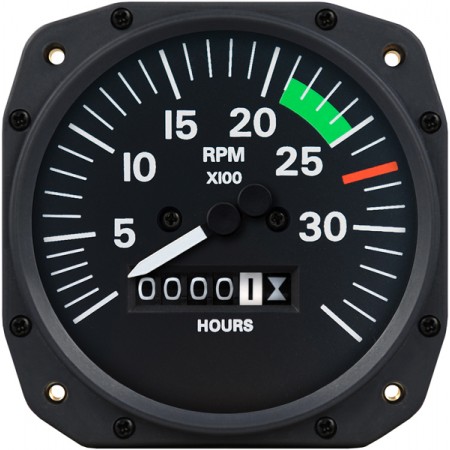 3 1/8 inch Cessna Mechanical Tachometer by Superior Labs SL 43011-11-H02