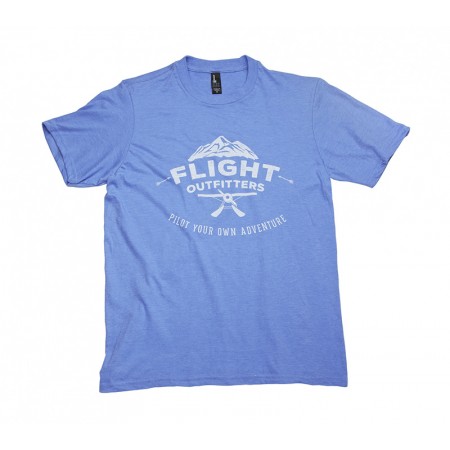 FLIGHT OUTFITTERS MOUNTAIN RANGE T-SHIRT - SMALL FO-T210-HBL-S