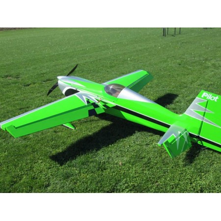 Wing Set (Left/Right), w/Control Horns, for 24% Edge 540, -D Green/Black PRC WINGED-24-LR-D