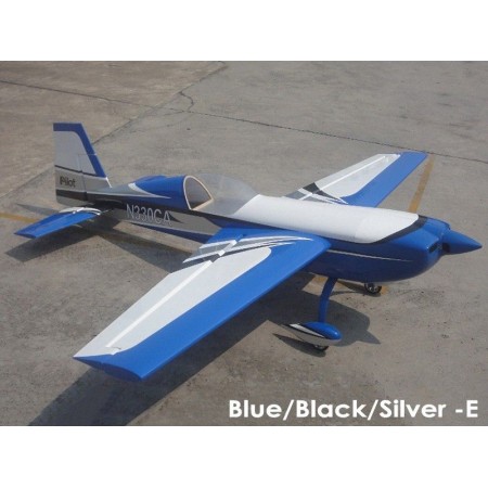 Wing Set (Left/Right), w/Control Horns, for 30% Extra 330, -E Blue/Black/Silver PRC WINGE330-30-LR-E